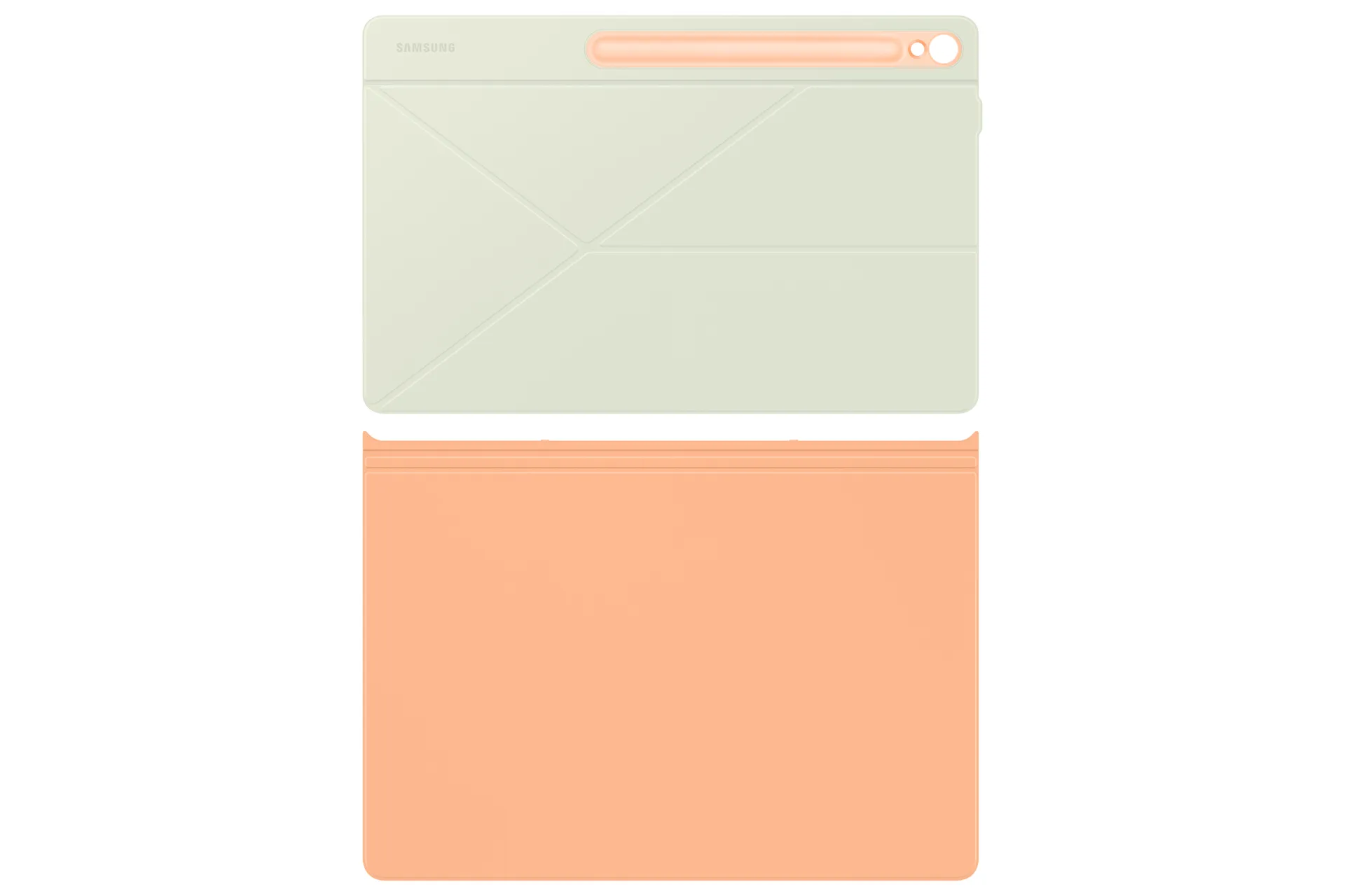 Samsung tab S10 FE+ Smart Book Cover -kotelo, Oranssi