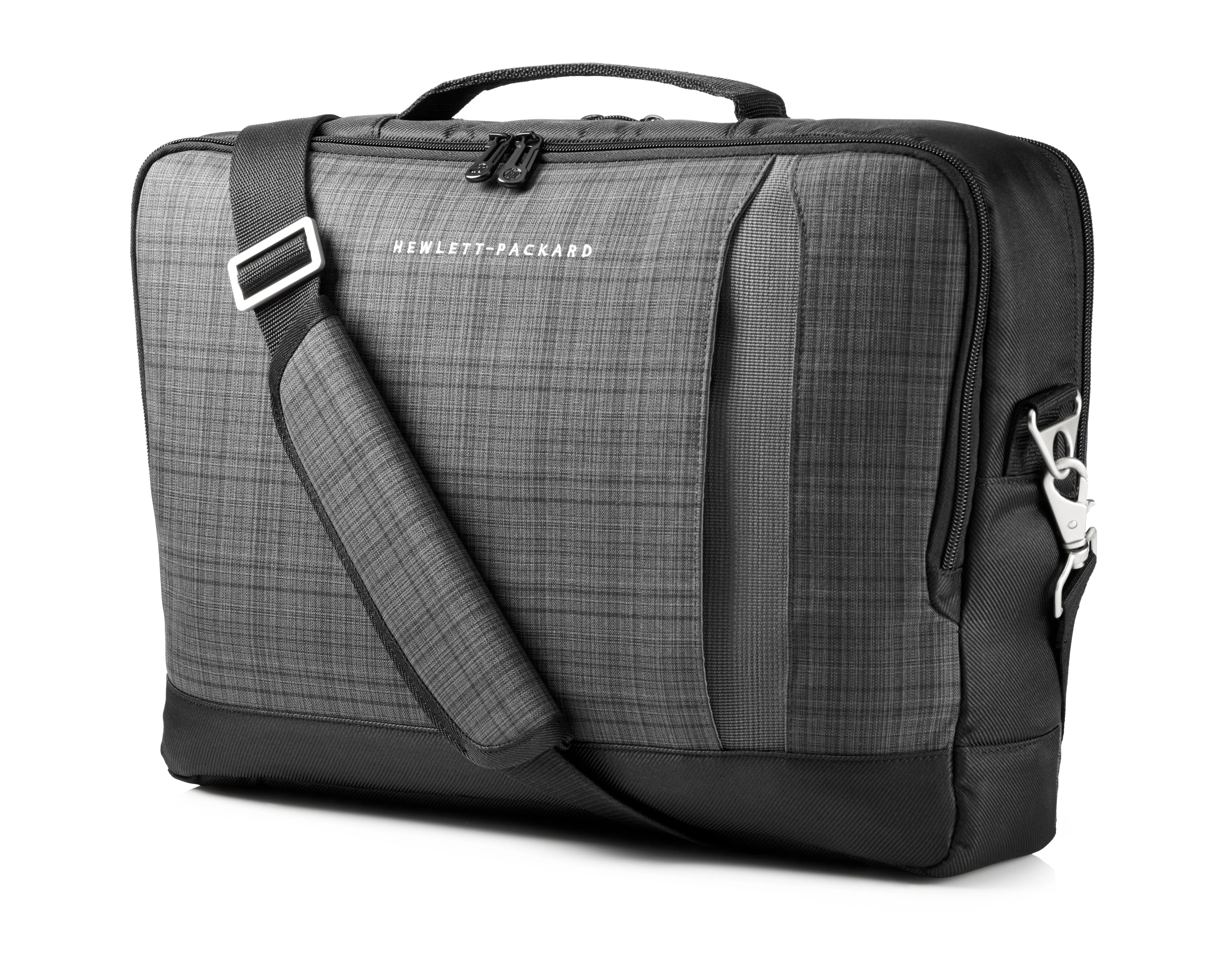 HP Slim Ultrabook Top Load - Kannettavan tietokoneen kantolaukku - 15.6" - harmaa viltti, musta twill malleihin Chromebook 13 G1, EliteBook 1040 G3, 745 G3, Pro