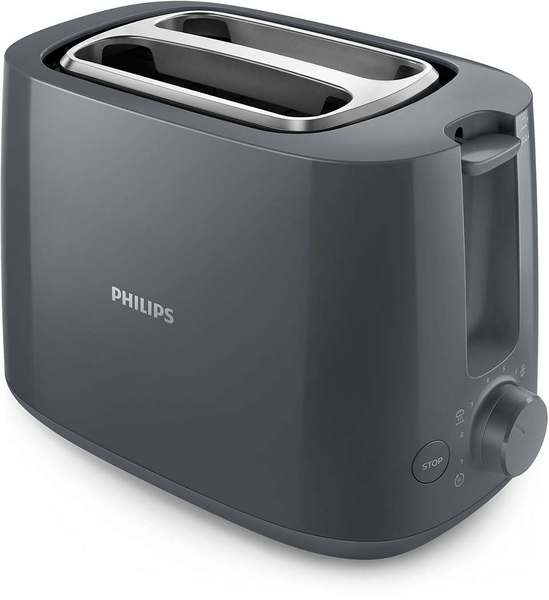 Philips Daily Collection HD2581/10 - toaster, 2 slices, grey