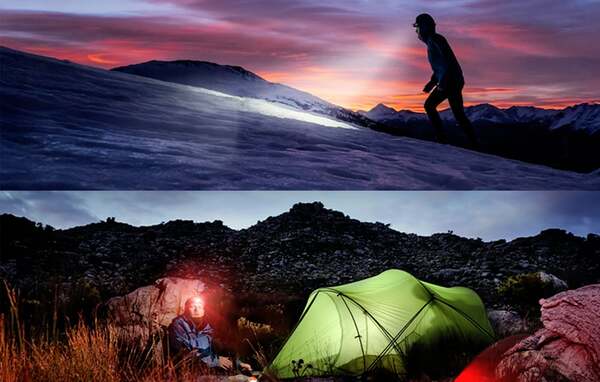 SUPERFIRE HE10, 1200 mAh, 550 lm, Headlamp