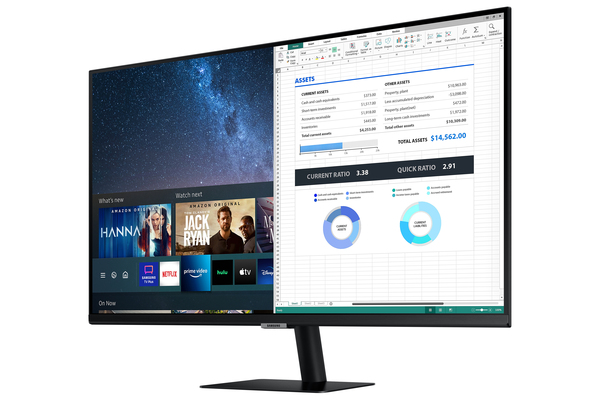 Samsung 27&quot; Smart Monitor M50A, Full HD, VA - monitor, Black