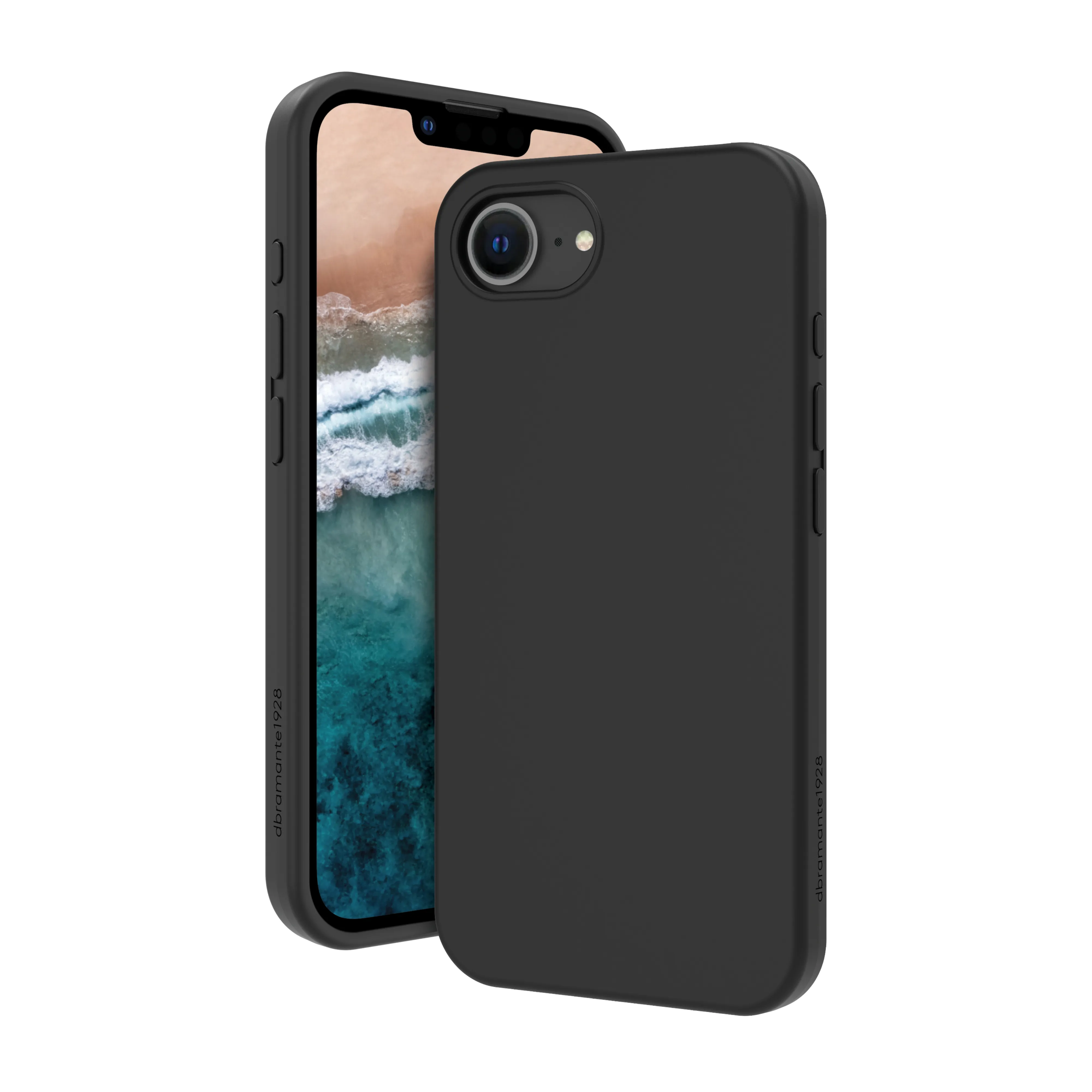 dbramante1928 Monaco MagSafe Case for iPhone 16e, Night Black
