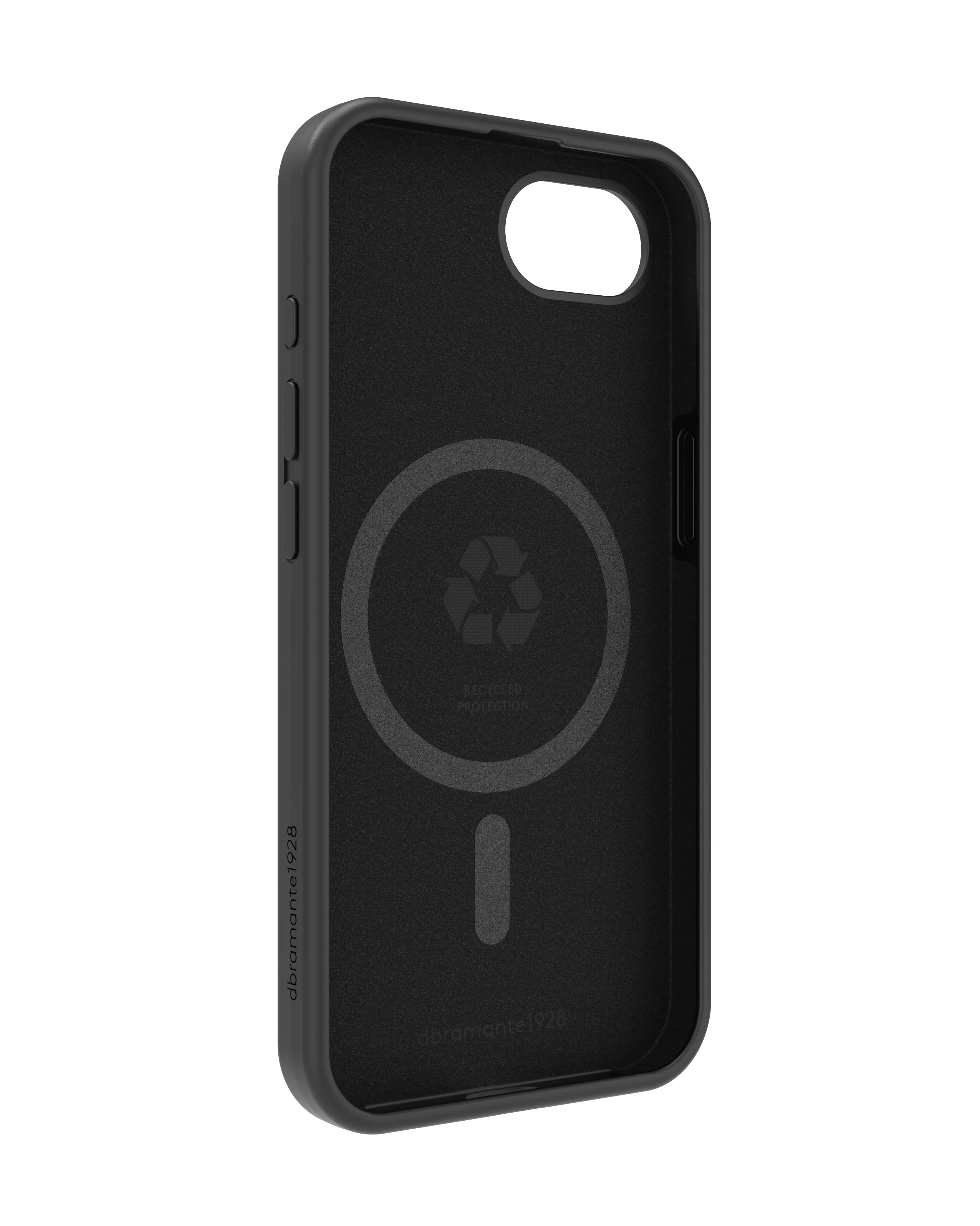 dbramante1928 Monaco MagSafe Case for iPhone 16e, Night Black