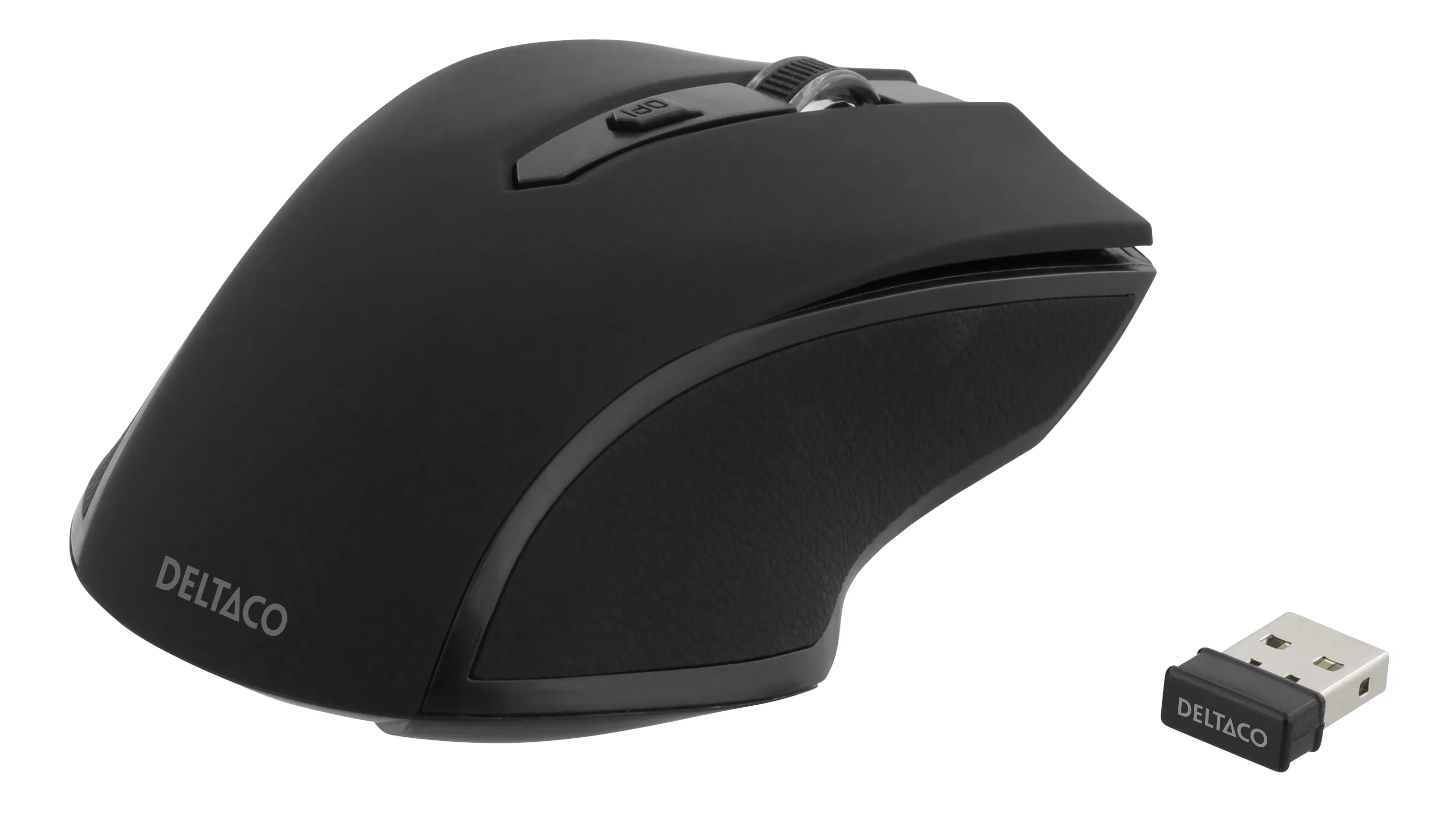 Deltaco MS-763 - wireless mouse, Black