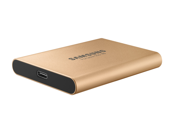 Samsung T5 500GB - External SSD, Gold