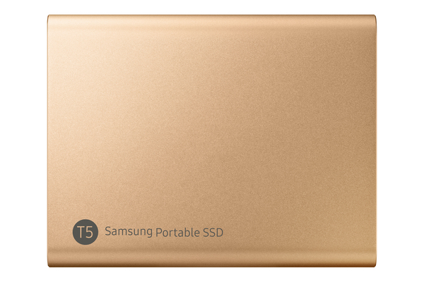 Samsung T5 500GB - External SSD, Gold