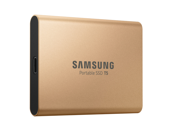 Samsung T5 500GB - External SSD, Gold