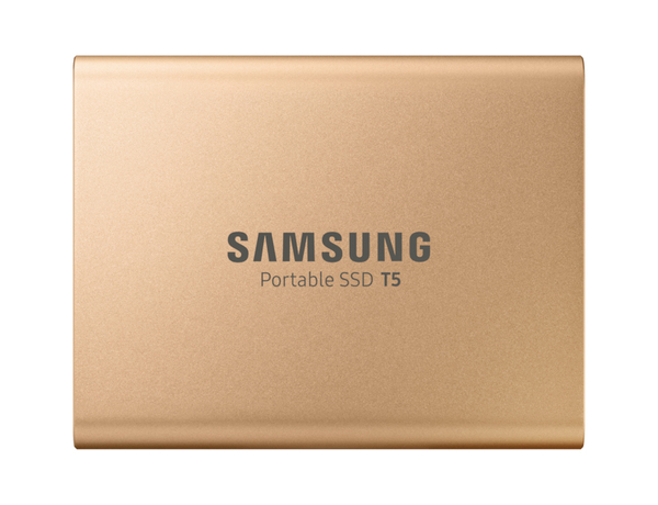 Samsung T5 500GB - External SSD, Gold