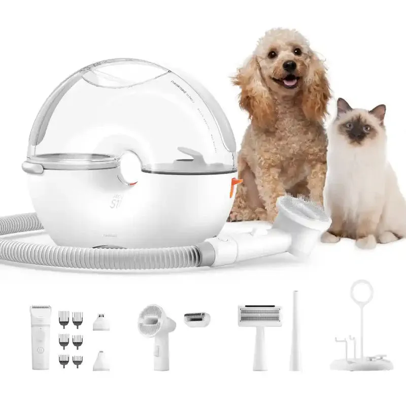 Neakasa S1 Pro 7-in-1 Pet Grooming Vacuum Kit White
