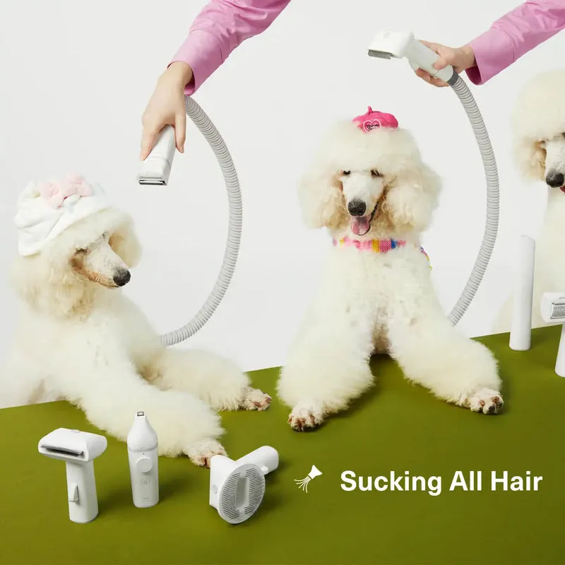 Neakasa S1 Pro 7-in-1 Pet Grooming Vacuum Kit White