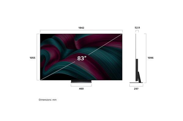 LG OLED evo C5 83" 4K webOS TV, 144Hz, Dolby Vision, HDR10, HLG