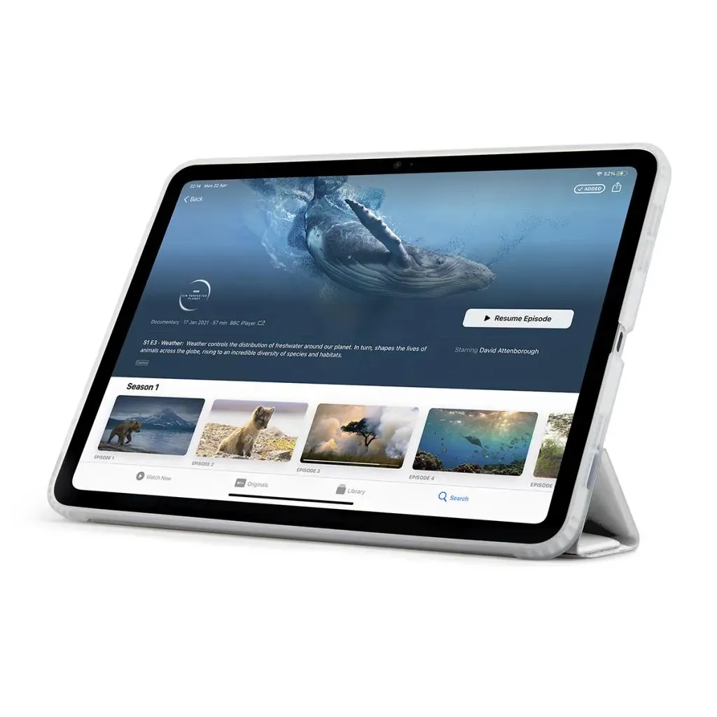 Pipetto iPad Pro 11 (2024) Origami No1 Original - fodral, vit