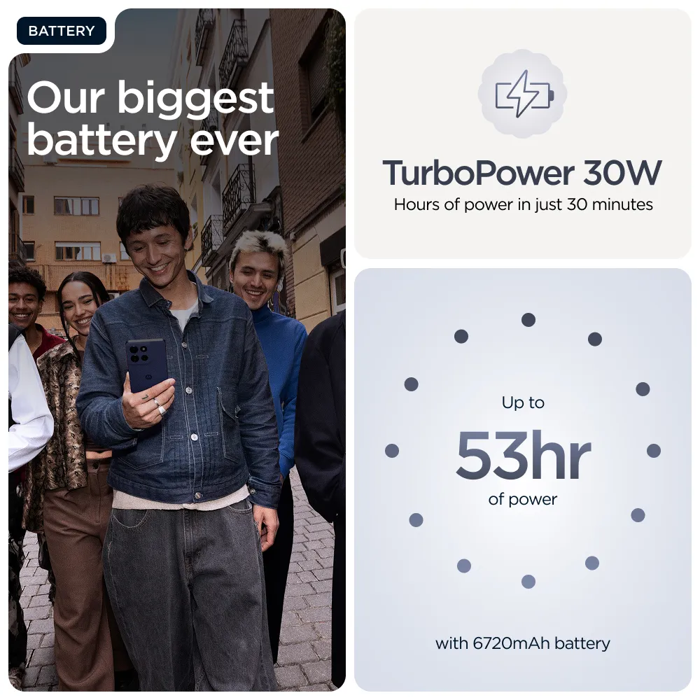 Motorola G86 Power 8/512 GB, Android - mobiltelefon, Spellbound