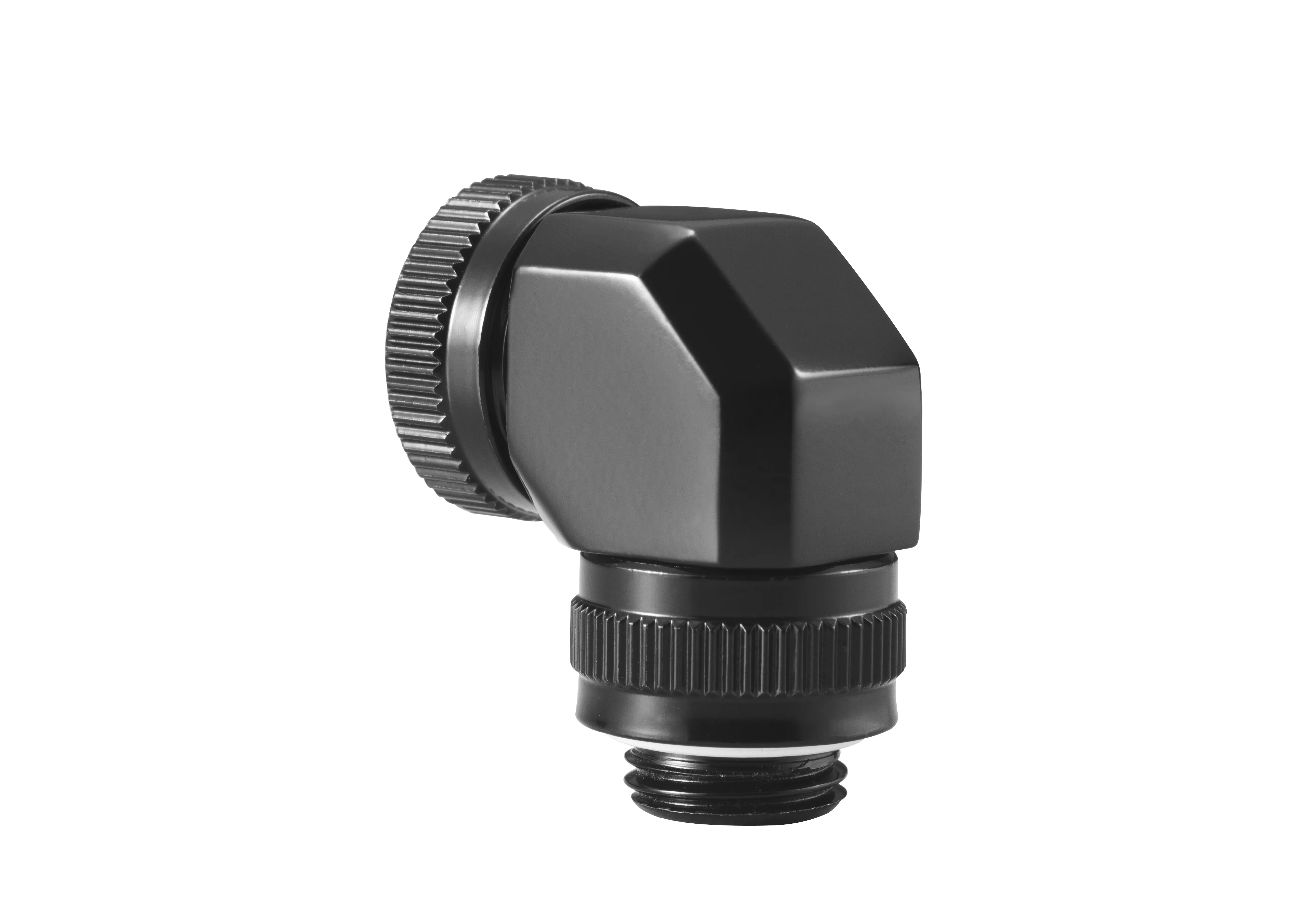 Phanteks 12mm Hard Tube Rotary Fitting 90° G1/4 - Black
