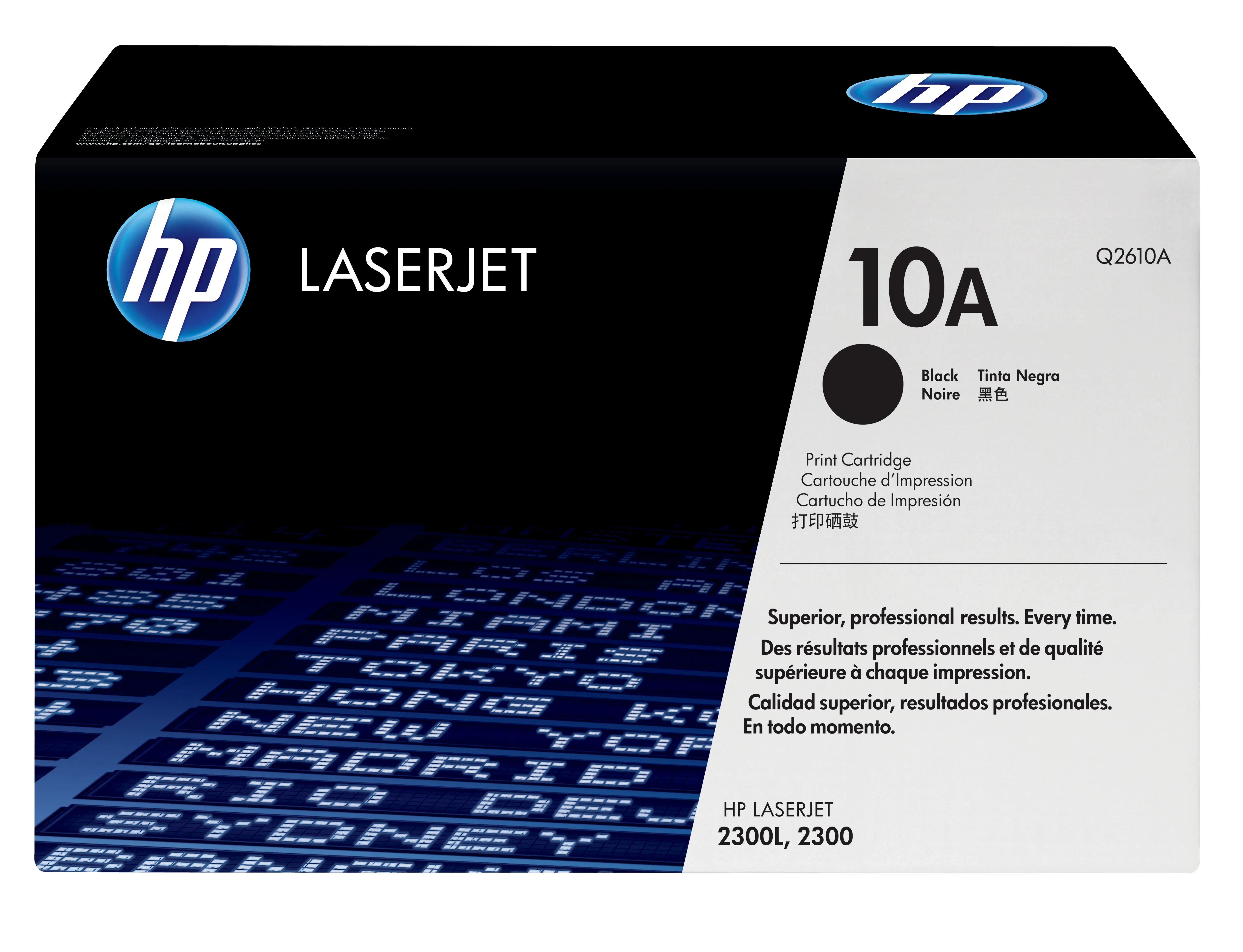 HP 10A lasertoner, svart