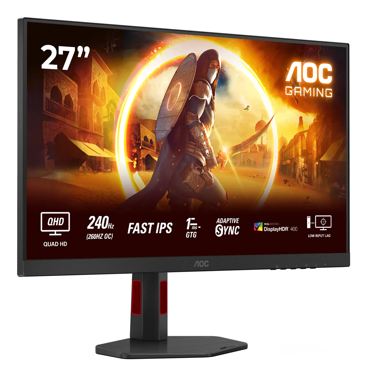 AOC Q27G4ZR 27" QHD, IPS gamingskärm AOC Q27G4ZR 27" QHD, IPS gamingskärm