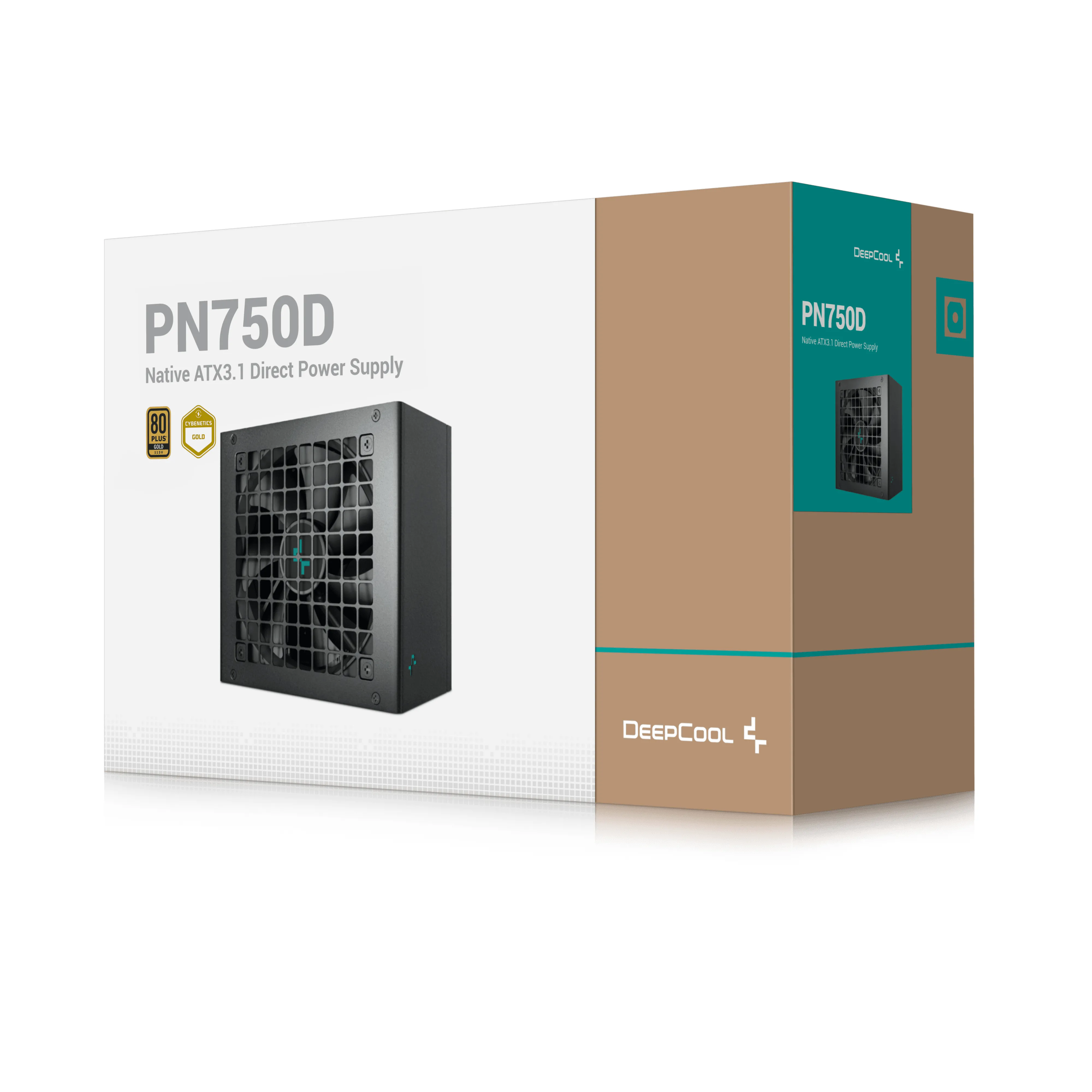 DeepCool PN750-D 750W V2 ATX 3.1 - power supply, 80 Plus Bronze