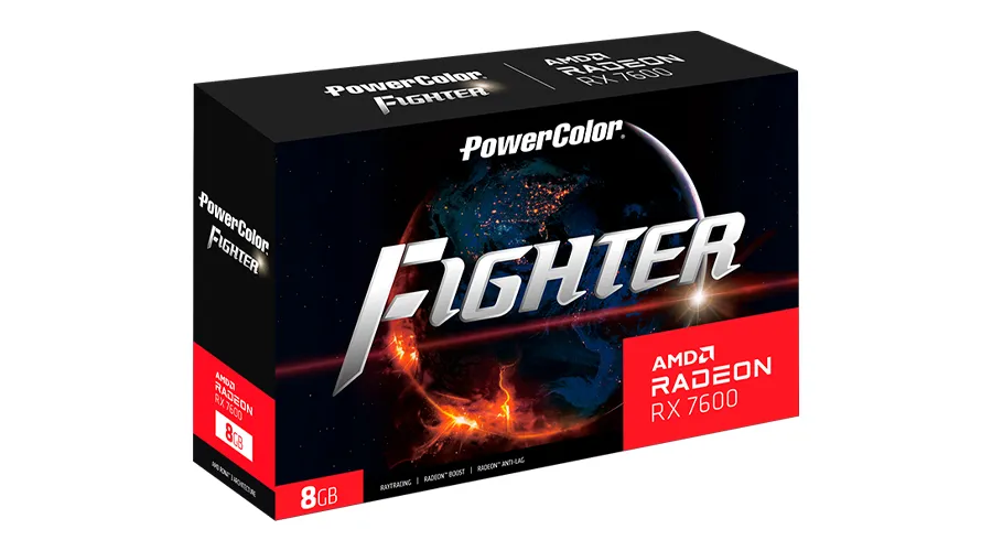 Powercolor Radeon RX 7600 Fighter 8 GB - Grafikkort