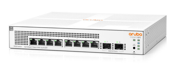 HPE Aruba Instant On 1940 - 8-porttinen Power over Ethernet -hallittava Layer 2+ -kytkin