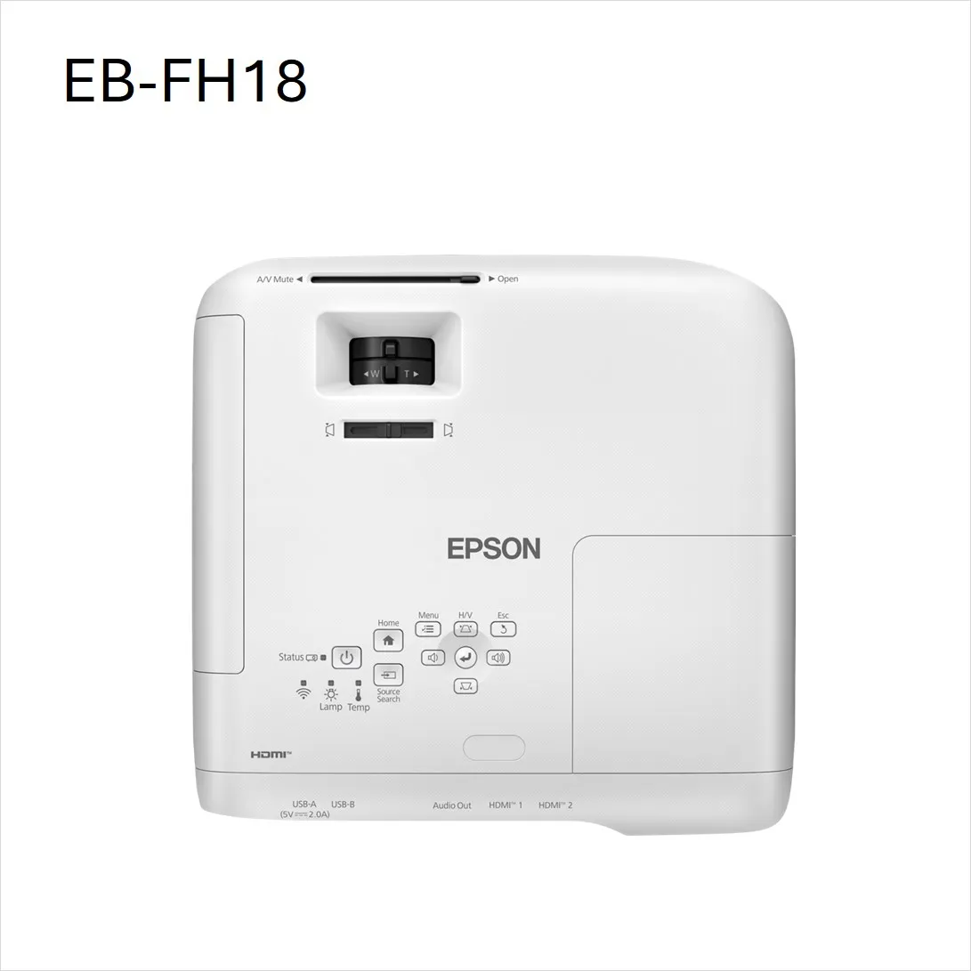 Epson EB-FH18 3LCD Full HD 4100 ANSI lm Projector, White
