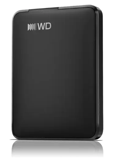 Western Digital WD Elements USB-C 2 TB extern HDD, grafitsvart