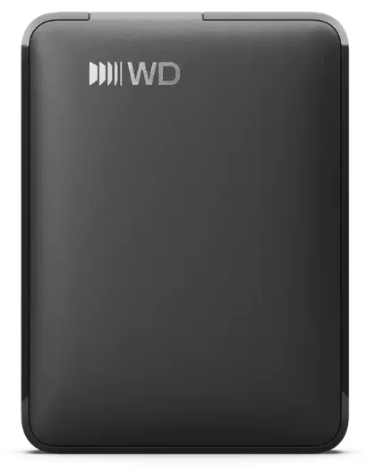 Western Digital WD Elements USB-C 4 TB - extern HDD, grafitsvart