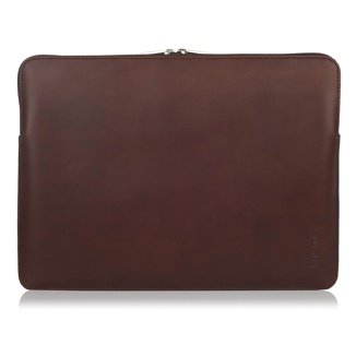 Knomo Leather Sleeve for MacBook Pro 15" Retina, tummanruskea