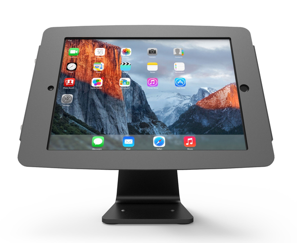 Compulocks iPad Secure Space Enclosure with Rotating 360&deg; Kiosk Black - Teline tuotteelle tabletti - alumiini - musta malleihin Apple iPad (3. sukupolvi), iPad
