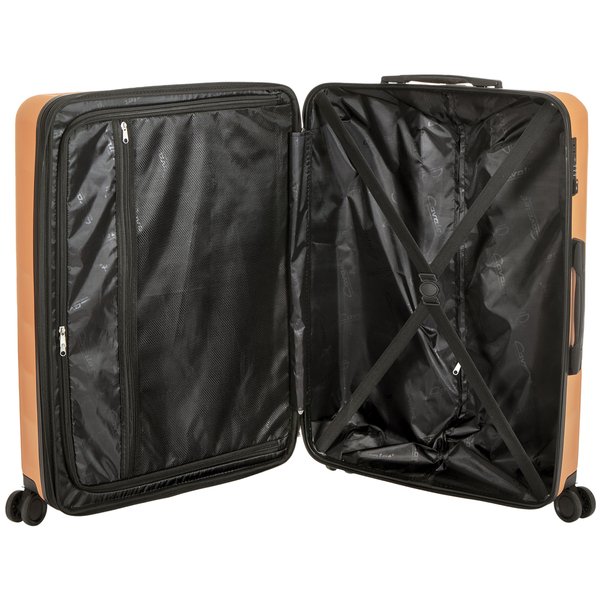 CAVALET Ystad 3-Piece Trolley Luggage Set, Orange
