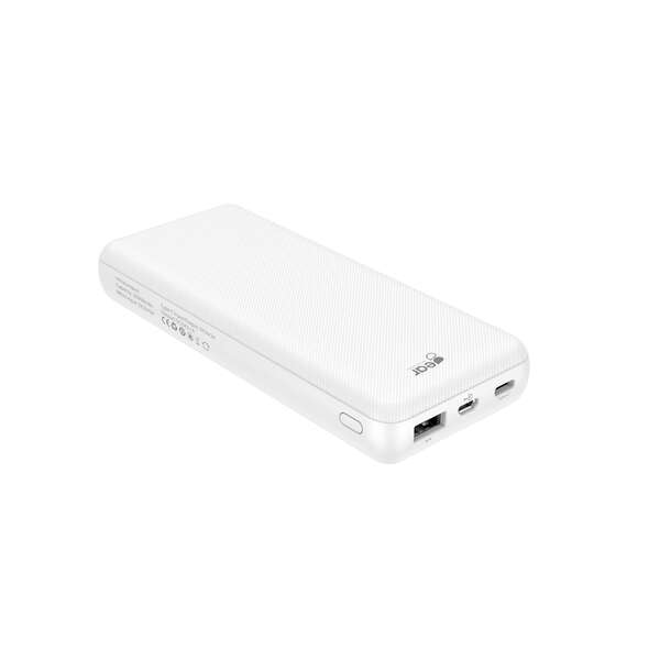 GEAR Powerbank 20 000mAh LiPolymer Ultracompact 2.1A 1xUSB-C 2xUSB-A 1xMicroUSB Valk.