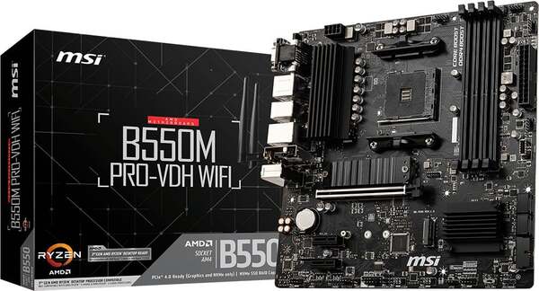 MSI PRO B550M-B AM4 mATX Motherboard