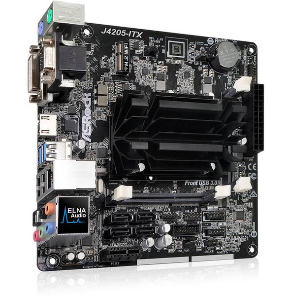 Asrock J4205, ITX moderkort