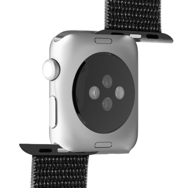 Puro Apple Watch -ranneke, 42-44 mm, S/M &amp; M/L, nylon, musta