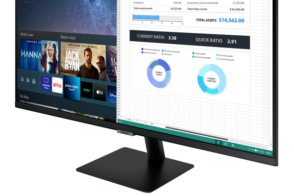 Samsung 27" Smart Monitor M50A, Full HD, VA - monitor, Black