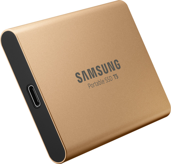 Samsung T5 1TB - External SSD, Gold