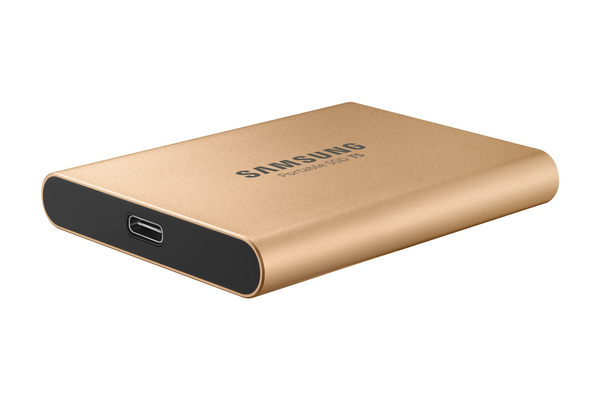 Samsung T5 500GB - External SSD, Gold