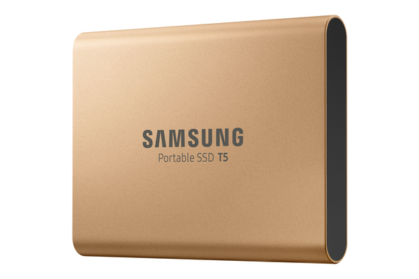 Samsung T5 500GB - External SSD, Gold