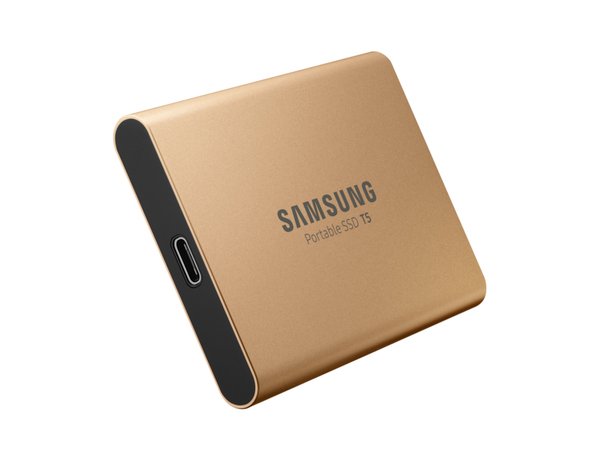Samsung T5 500GB - External SSD, Gold