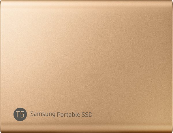 Samsung T5 1TB - External SSD, Gold