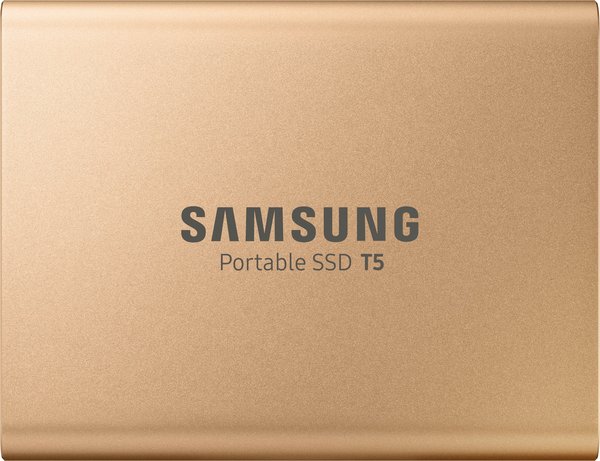 Samsung T5 1TB - External SSD, Gold