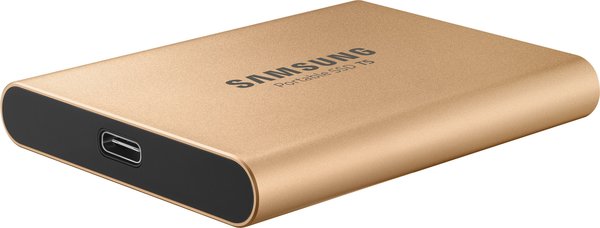 Samsung T5 1TB - External SSD, Gold