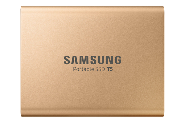 Samsung T5 500GB - External SSD, Gold