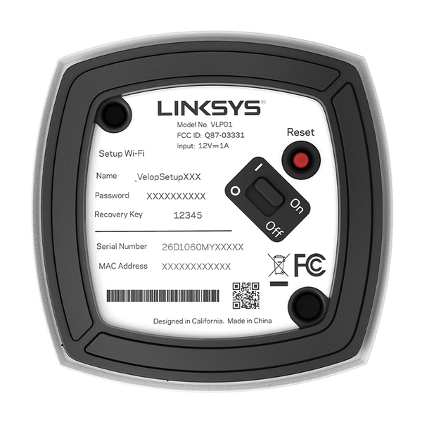 Linksys Velop, AC1200, Dual-Band, Wi-Fi 5 - Mesh system, 2-pack