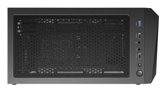 Antec AX67 ARGB -miditornikotelo ikkunalla ja RGB-valaistuksella, musta