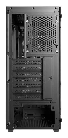 Antec AX67 ARGB -miditornikotelo ikkunalla ja RGB-valaistuksella, musta