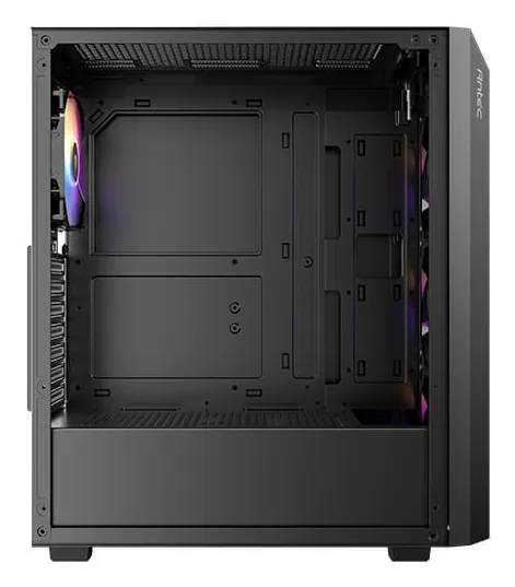 Antec AX67 ARGB Midi-Tower Case with window and RGB lighting, Black