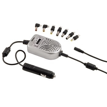HAMA Universal Laptop Car Power Supply, 12V, 70W