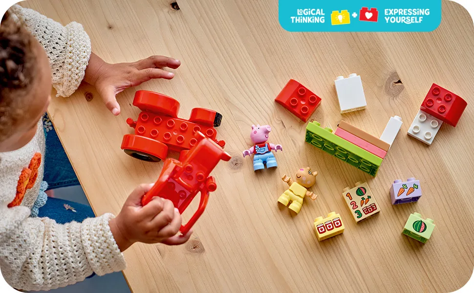 LEGO DUPLO Peppa Pig Tractor and Market Stall 10468