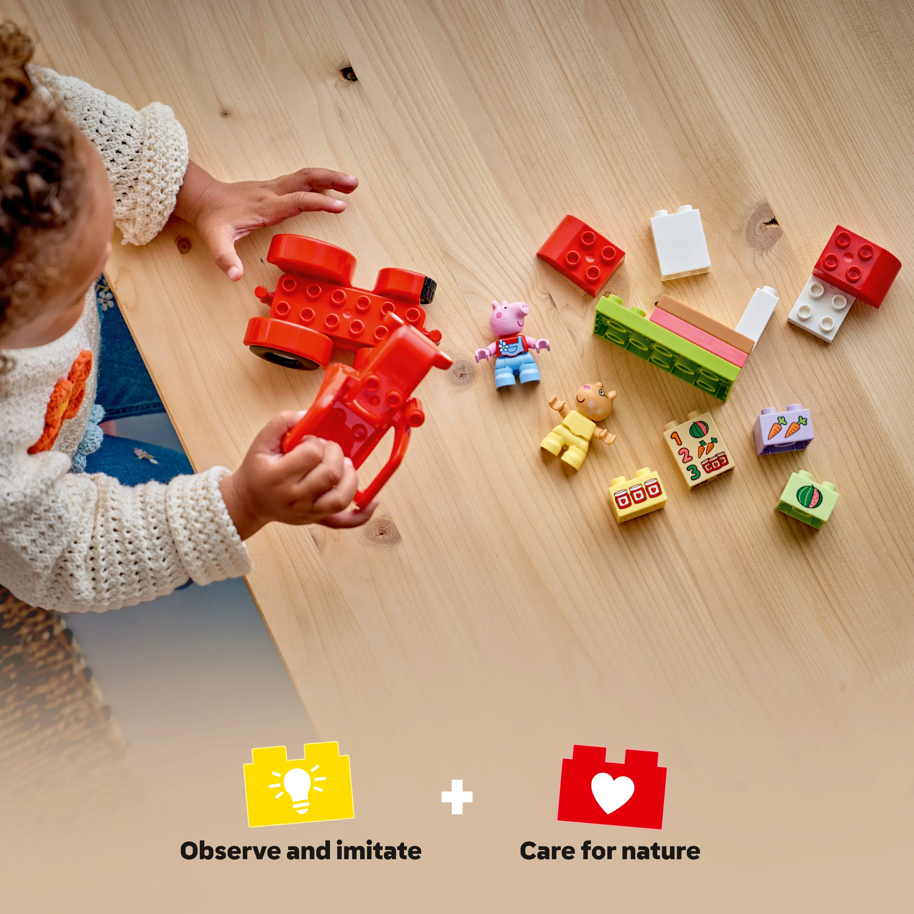 LEGO DUPLO Peppa Pig Tractor and Market Stall 10468