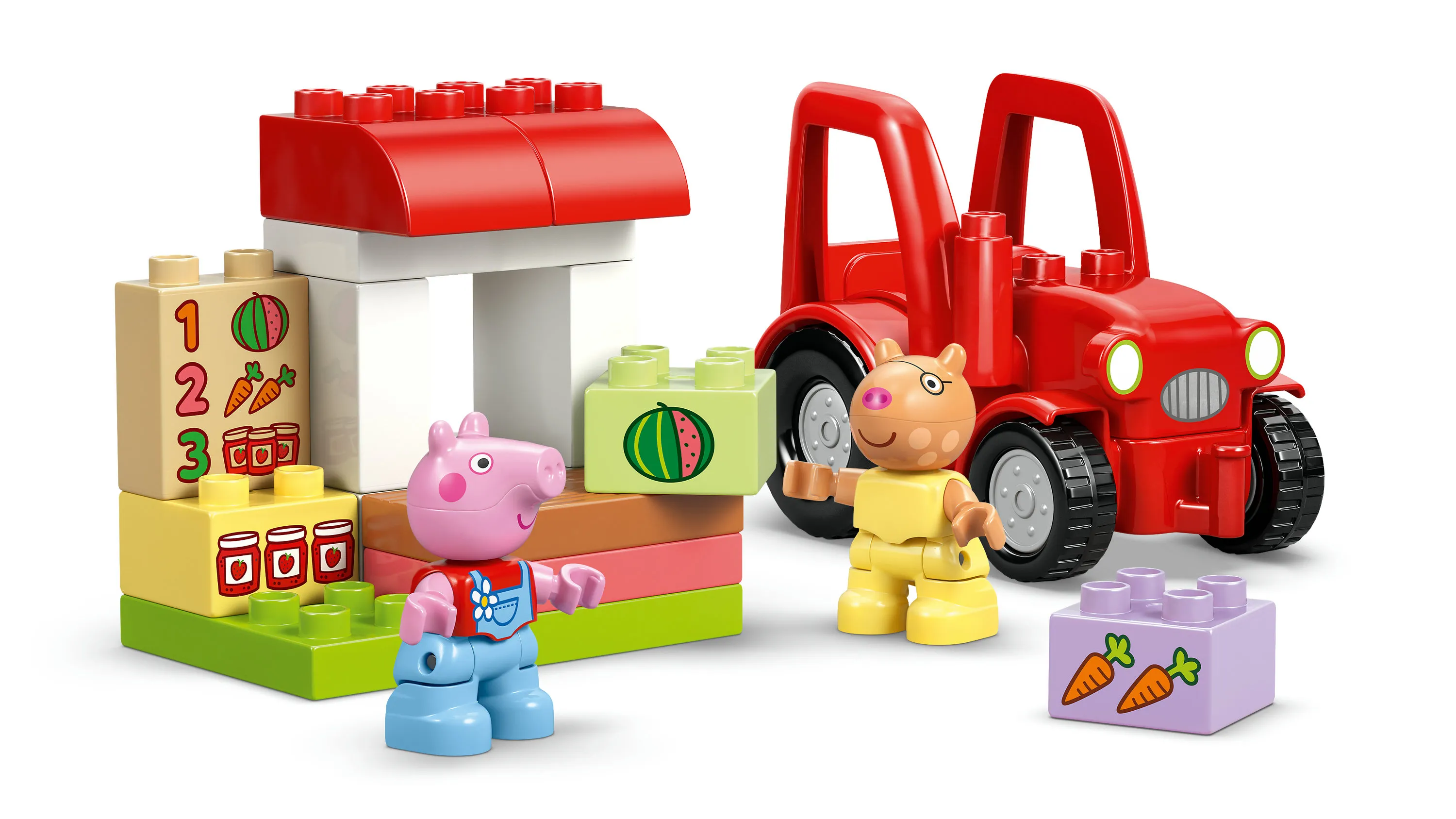 LEGO DUPLO Peppa Pig Tractor and Market Stall 10468